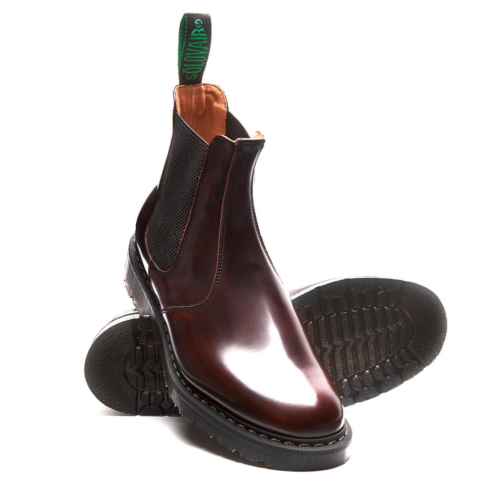 SOLOVAIR - BURGUNDY RUB-OFF DEALER BOOT