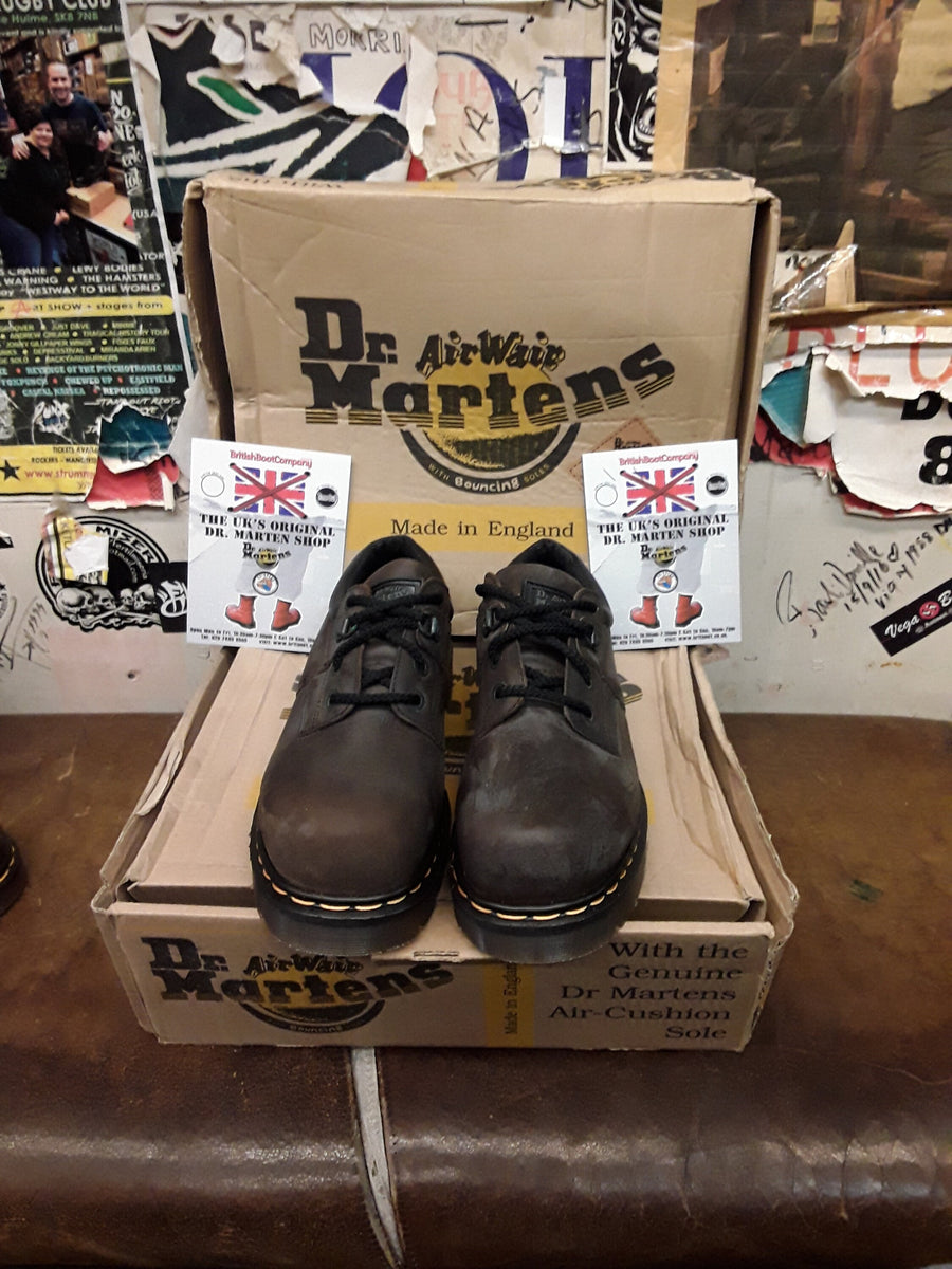 Dr Martens Vintage 90 s Brown Waxed Leather INDUSTRIAL Shoes