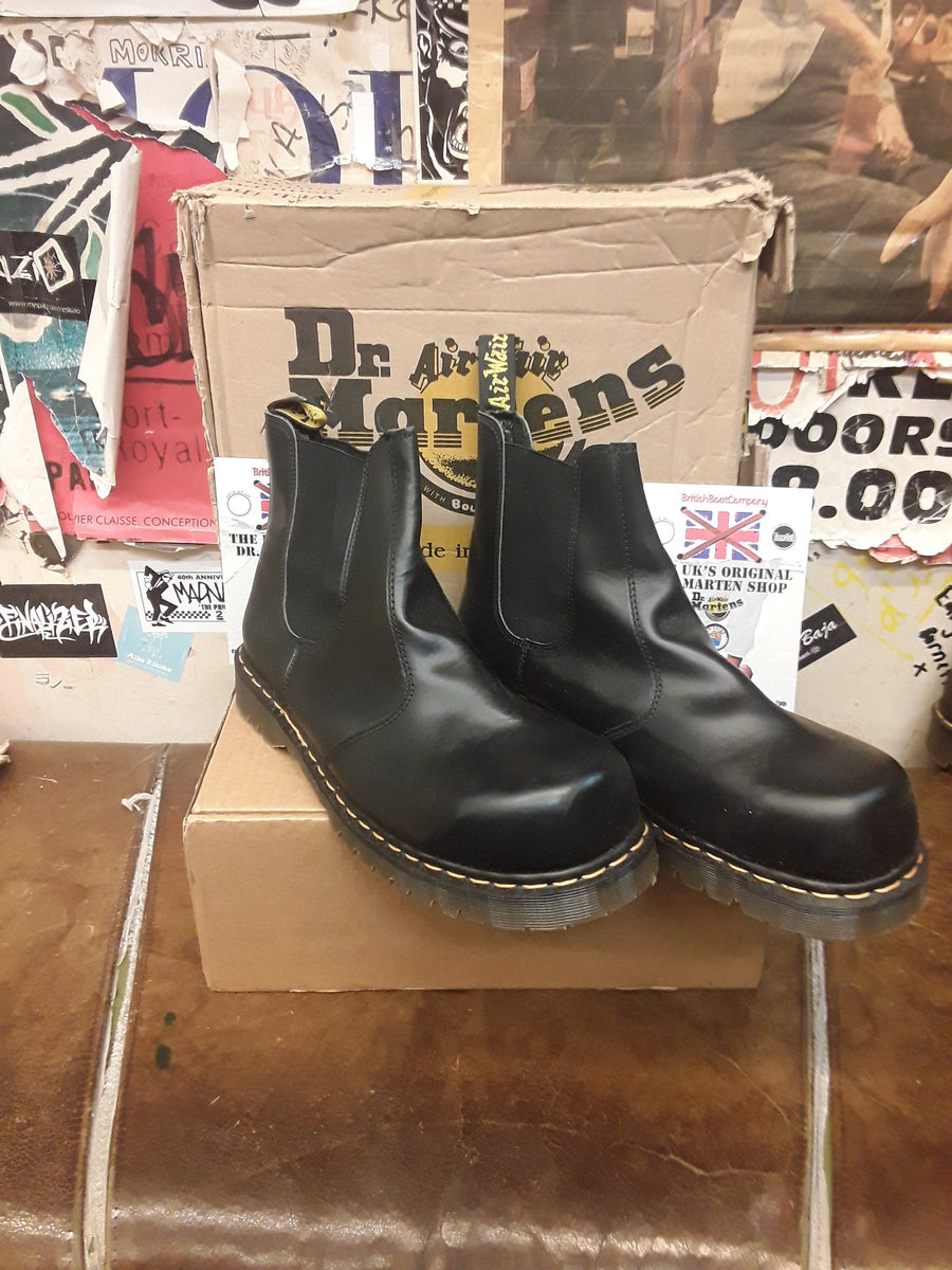 Dr martens chelsea boots steel toe best sale