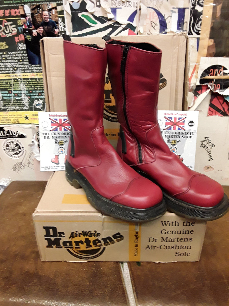 Dr Martens 9913 Red Biker Style Boot Size 5