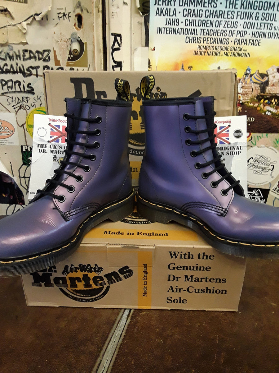 Dr Martens 1460 Lavender Shimmer Made in England Size 4