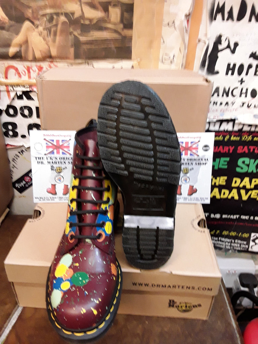 Dr Martens 1460 Cherry Splatter Size 7