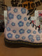 Dr Martens 6 hole Pink Magenta and Blue Floral print limited Edition Boots size 5