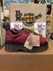 Dr Martens Made in England 4 Hole and 2 D Ring Shoes in Red with Platform Sole Size 4