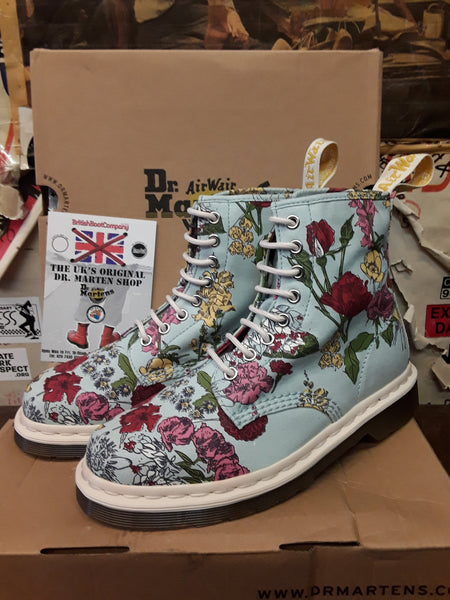 Floral print dr martens best sale