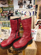 Dr Martens 9913  Red Biker Style Boot Size 5