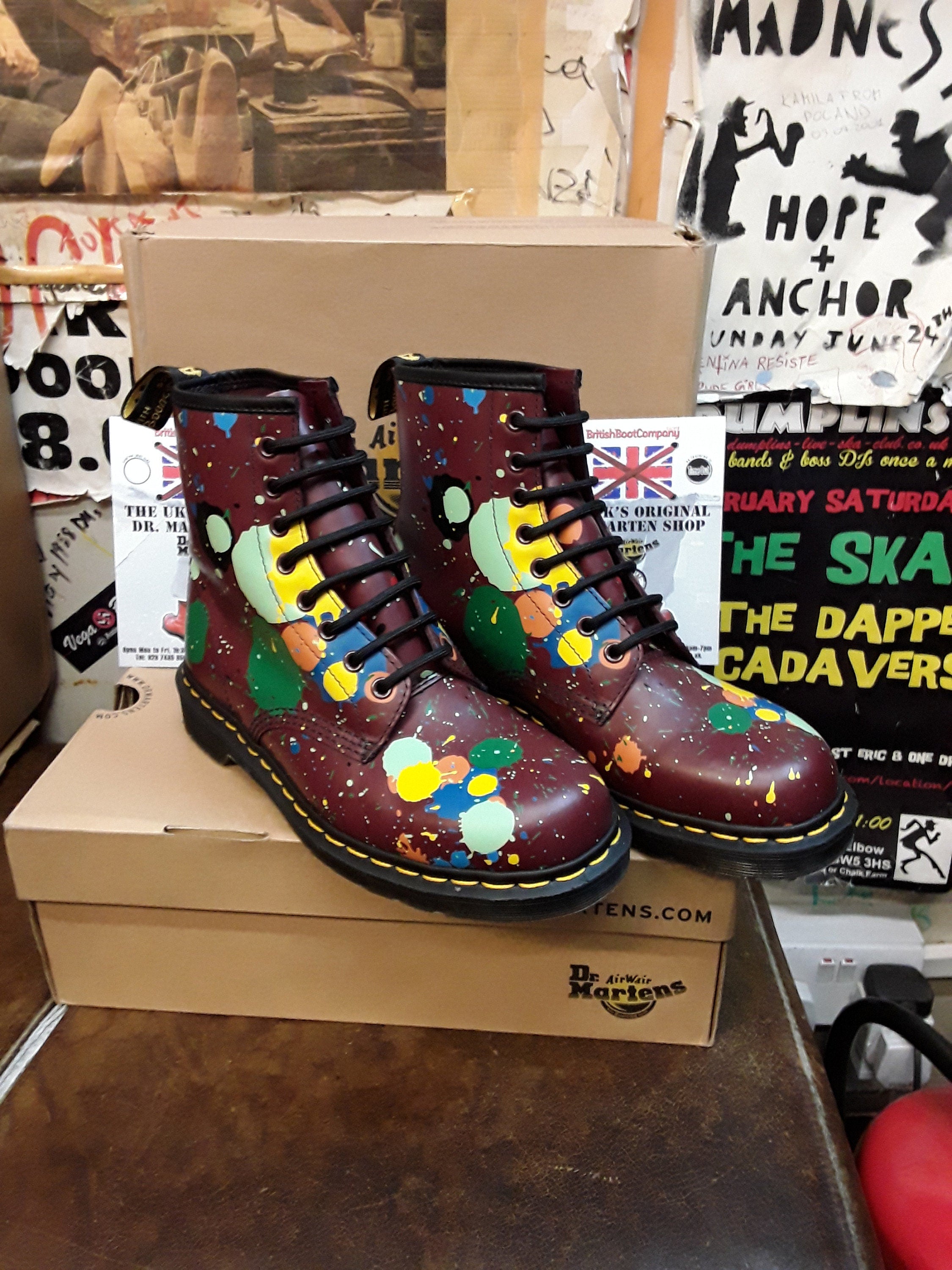 Dr martens 1460 cherry red 7 best sale