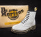 Dr Martens *vintage* Made in England, White Boots 1460 / 8 eyelets