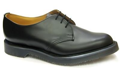 GEORGE COX - GIBSON (BLACK LEATHER (7335)(3 EYELET))
